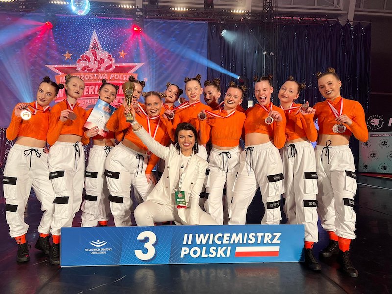 Krynickie Fruciaki wicemistrzami V Mistrzostw Polski Cheerleaders