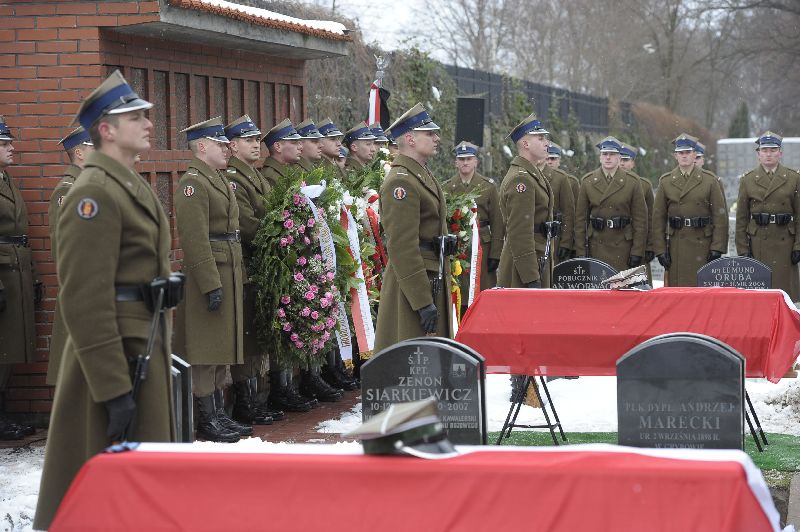 Powtórny pogrzeb płk dypl. Andrzeja Mareckiego