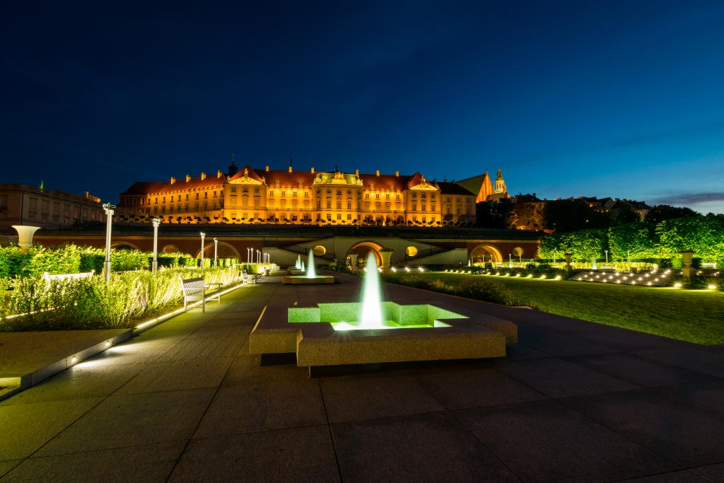 Realizacja Park - M, Ogrody Zamku Królewskiego w Warszawie