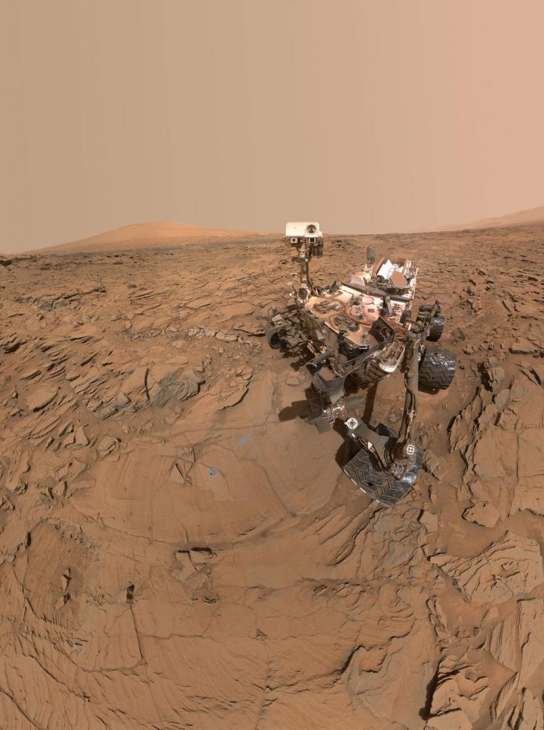 Sonda Curiosity na Marsie. fot. NASA