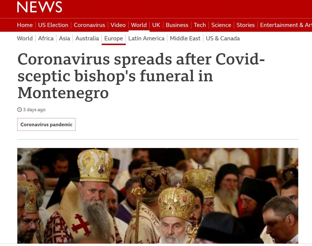 BBC o patriarsze Czarnogóry