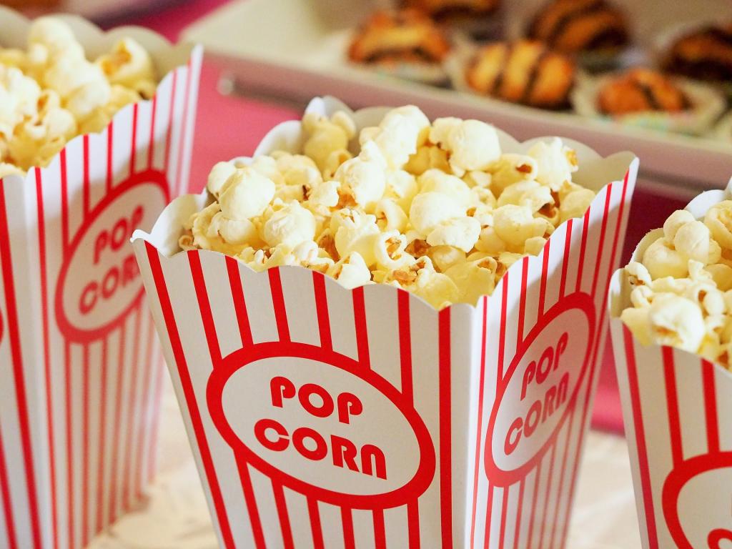 Kino, popcorn