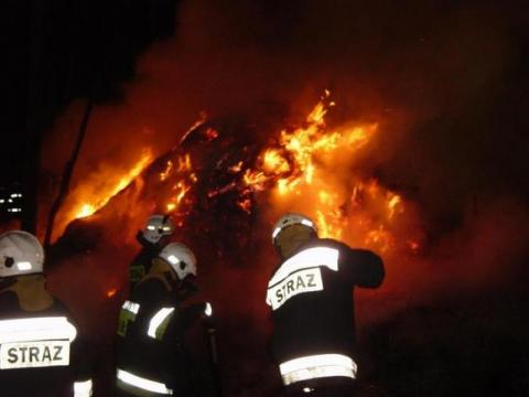 Wielki pożar w Korczynie. Straty są ogromne. 250 tys. zł poszło z dymem