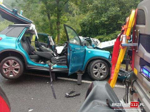 Tragiczny wypadek na drodze krajowej 75. Nie żyje kobieta