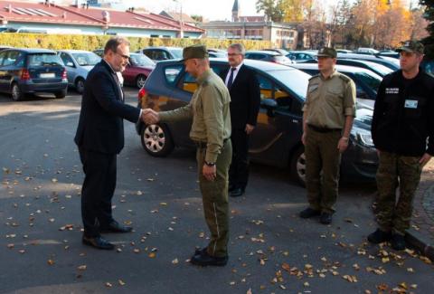 Sekretarz Stanu MSW z wizytą w Karpackim Oddziale Straży Granicznej