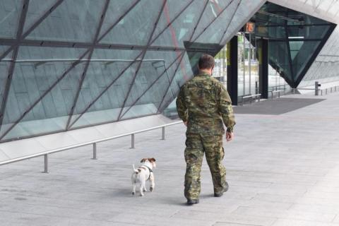 Pies o imieniu Cent przeszedł na emeryturę. 5 lat służył w straży granicznej