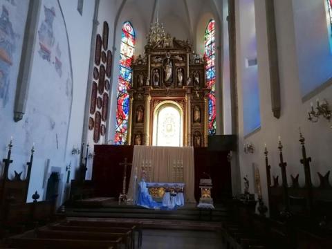 Kolor odnowionego ołtarza głównego bazyliki św. Małgorzaty może zaskoczyć sądeczan [ZDJĘCIA]