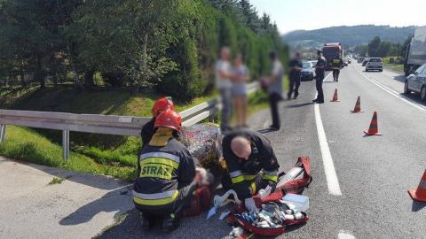 Wójtowa: Małoletni motocyklista przegrał starcie z mercedesem
