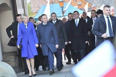 Prezydent Andrzej Duda w Starym Sączu