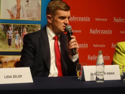 Sławomir Kmak, dyrektor krynickiego szpitala, Fot. Iga Michalec
