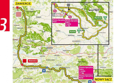 Tour de Pologne: 14. i 15. lipca zamkną drogi w Kamionce Wielkiej. Trzeba usunąć samochody