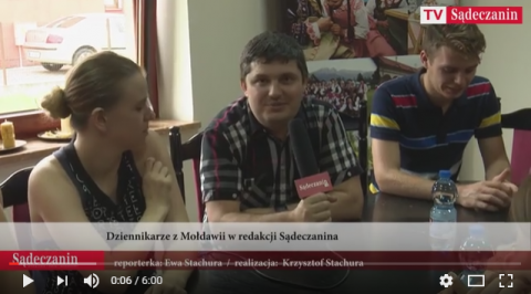 Odwiedzili nas dziennikarze z Ukrainy i Mołdawii. Chcą się uczyć demokracji [FILM]