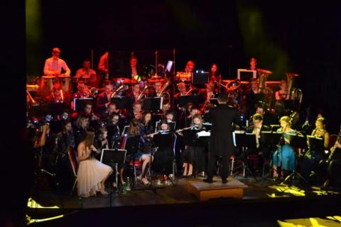 Muzycy z Orkiestry Dętej OSP Dominikowice świętowali jubileusz 20-lecia istnienia swego zespołu. 
