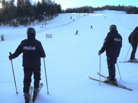 Stacje narciarskie pełne ludzi. Policja zapowiada częste kontrole 