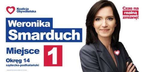 Weronika Smarduch, na czele Koalicji Obywatelskiej, idzie po trzy sejmowe mandaty