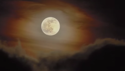 Pełnia Wilczego Księżyca - jej widok zapiera dech [WIDEO]