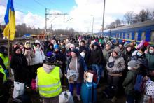 Ponad pół tysiąca uchodźców z Ukrainy dotarło pociągiem do Małopolski [ZDJĘCIA]