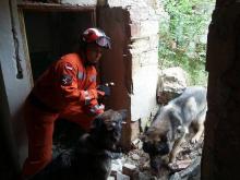 To prawdziwa katastrofa budowlana! Strażacy z psami pracują bez wytchnienia! [ZDJĘCIA]