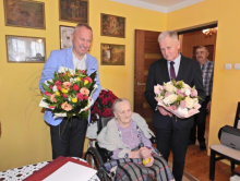Pani Franciszka, która pochodzi z Gródka, niedawno świętowała 100 urodziny!